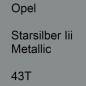 Preview: Opel, Starsilber Iii Metallic, 43T.